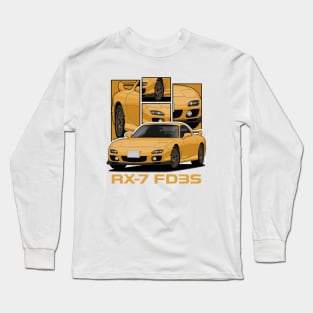 Mazda RX-7 FD3S Long Sleeve T-Shirt